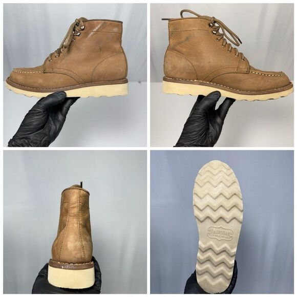 Thursday Boot Co. Moc Toe Diplomat Pebble Nubuck Leather Women's Size 6.5 - Picture 5 of 16